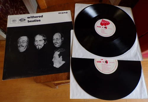 Withered Beatles RARE PROMO 1988 Australia Press MONO 2LP