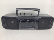 Sony CFS-200 Stereo FM/AM Radio Tape Cassette Player Recorder BROKEN CASSETTE 
