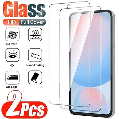 2X For Samsung Galaxy A57 A16 A17 A15 A27 A35 5G Tempered Glass Screen Protector - image 1 of 4