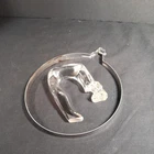 Vtg Glass Handle with Metal Ring Band - 9 Cup Coffee Percolator Pot pyrex