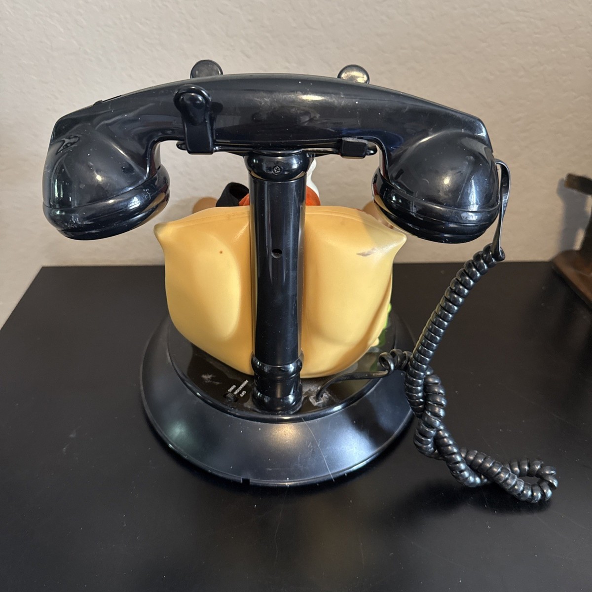 Disney Telemania Goofy Animated Talking Landline Telephone Toon