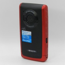 Samsung HMX-W200 Full HD SHOCK WATERPROOF DIGITAL CAMERA - RED - TESTED