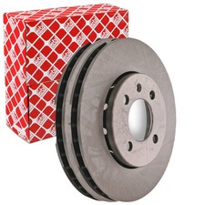 2X FEBI BREMSSCHEIBEN Ø256mm VORNE PASSEND FÜR SEAT MII SKODA CITIGO E-CITIGO