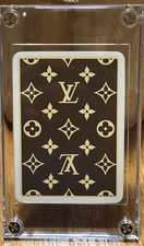 Louis Vuitton Autentica Carta da Gioco Vintage Marrone LV in Astuccio - King Of Diamonds