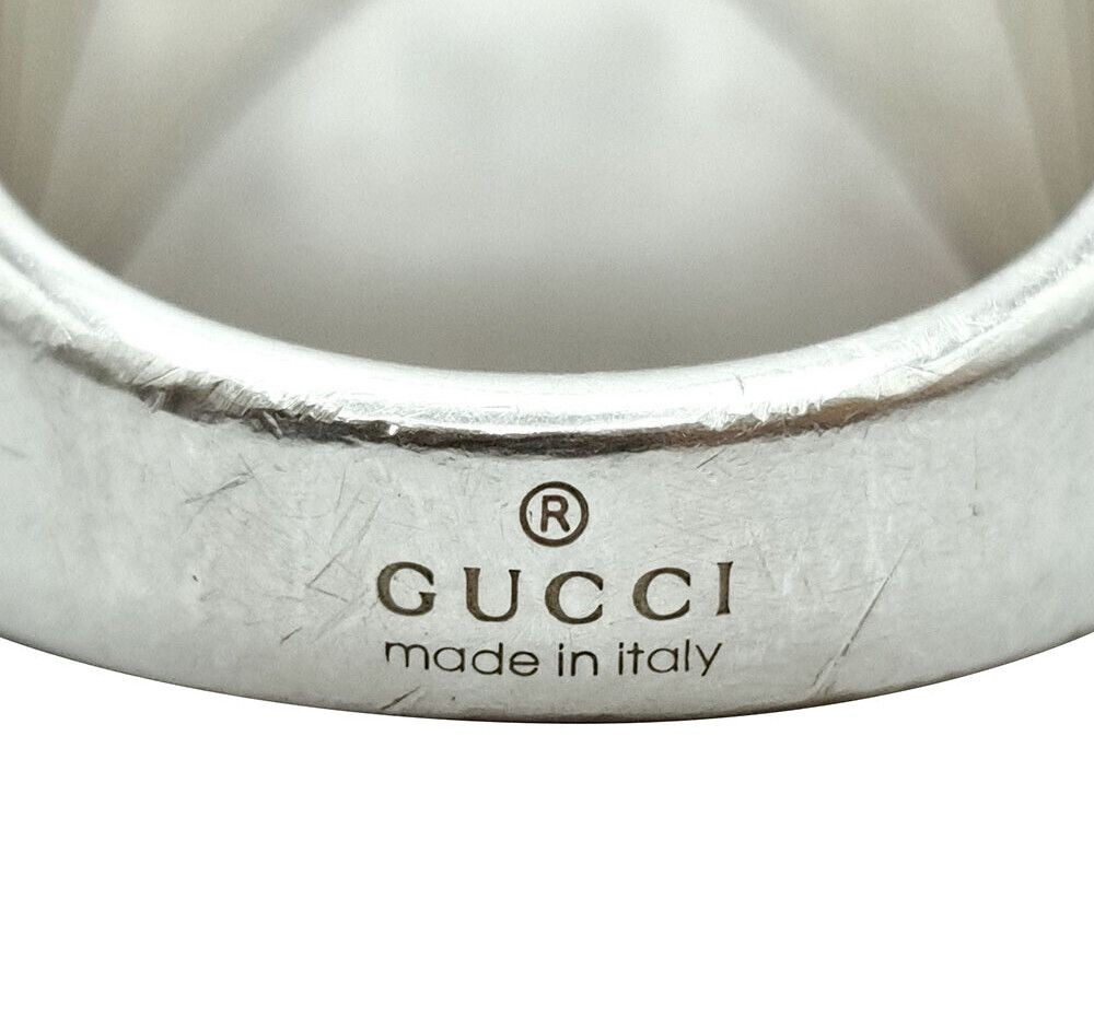 Gucci Diagonal Interlocking G Ring 7207738997 730… - image 3