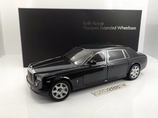 Kyosho 1:18 Rolls-Royce Phantom EWB/Extended Black w/Red stripes/Maroon Interior