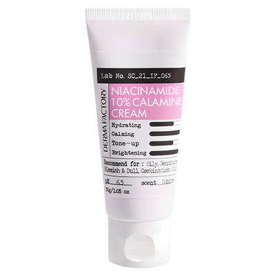 DERMA FACTORY Niacinamide 10% Calamine Cream 30g (1.05oz)