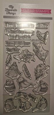 MY FAVORITE THINGS ''Winter Songbird'' Winter Vögel Stempel Set