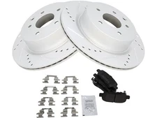 For 2005-2007 Infiniti G35 Brake Pad and Rotor Kit Rear 31289HSWB 2006 Coupe