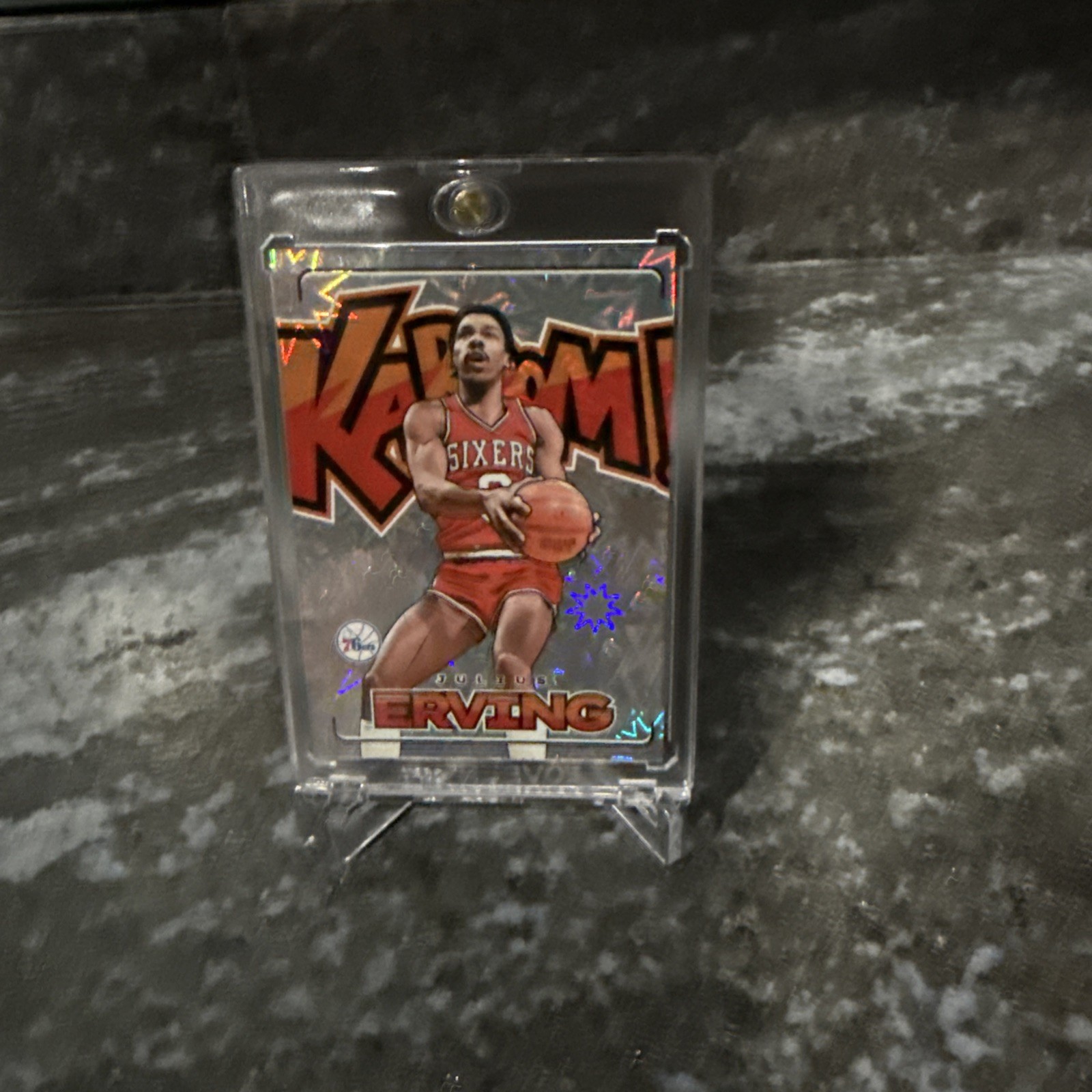 2023-24 Panini Crown Royale - Kaboom! Julius Erving #8