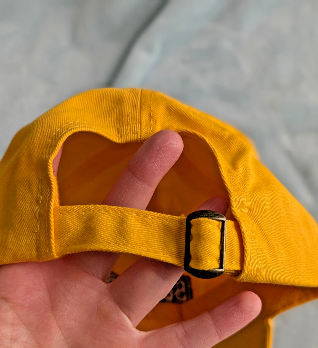 BeatBox Yellow Strapback Baseball Hat Embroidered… - image 3