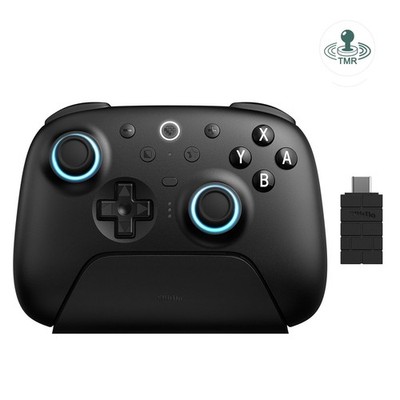 8Bitdo Ultimate 2 BT Gamepad for Switch/PC: Hall/TMR, Tactile, Paddles, RGB.