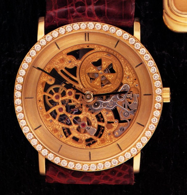 1990 Vintage Print Watch ROLEX Gold Wristwatch Time Clock Pocket Timepiece
