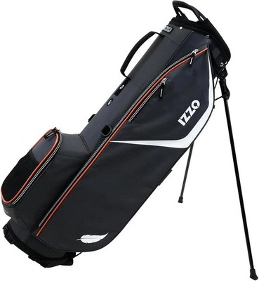 Ultra Lite Golf Stand Bag - 3.2 lbs Lightweight, Durable & Stylish Grey/Orange