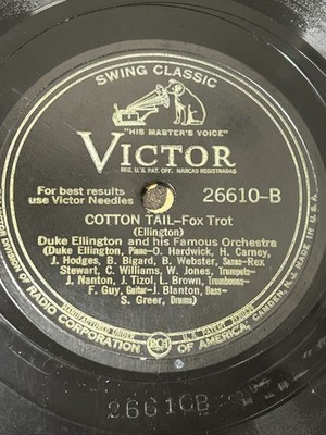 Duke Ellington  Don't Get Around Much Anymore / Cotton Tail Victor 26610 78 RPM