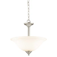 Kichler 3694W Nickel Armida 2-Light Semi-Flush Indoor Ceiling Fixture