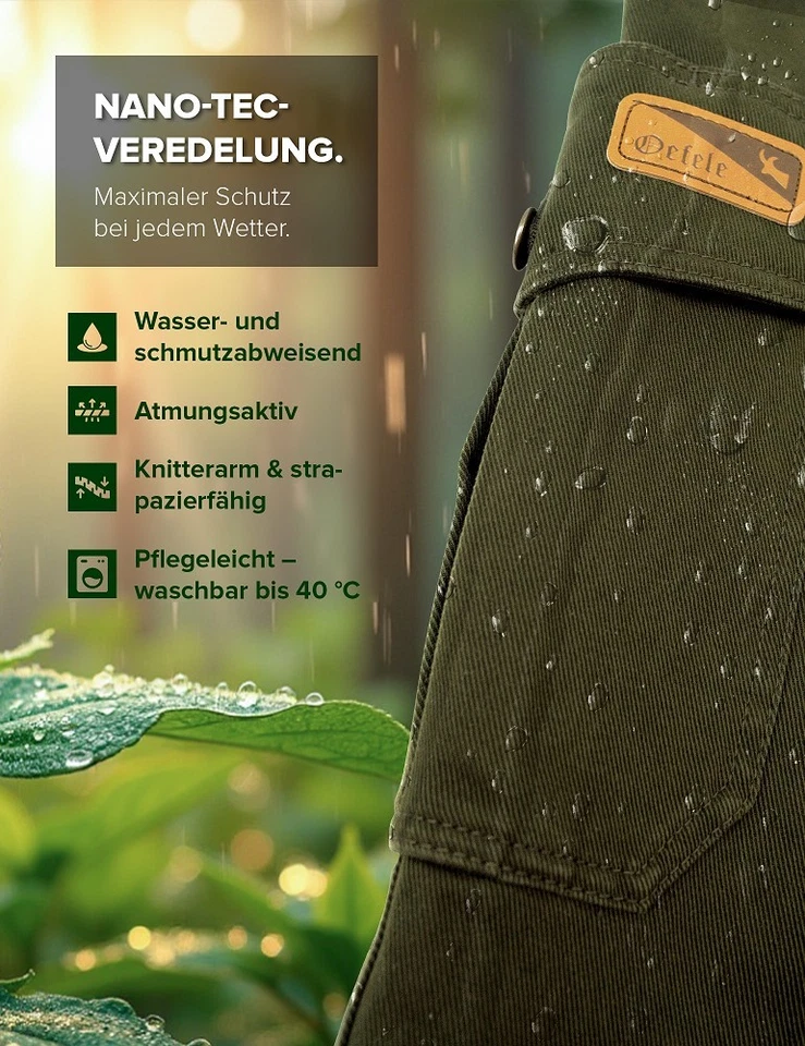 La Chasse® Jagdhose Monza - Robuste Arbeitshose für Herren, Cargohose von Oefele - Bild 3 von 4
