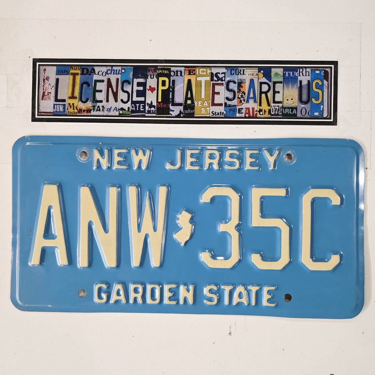 New Jersey License Plate 🔥FREE📬🔥 Vintage Garden State NJ Tag