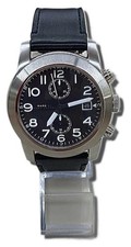 Marc by Marc Jacobs MBM5033 Larry Black Silver Wristwatch Works Men 6190