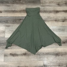 Urban Outfitters Dress XS Green Strapless Handkerchief Hem Boho Y2K Fairycore