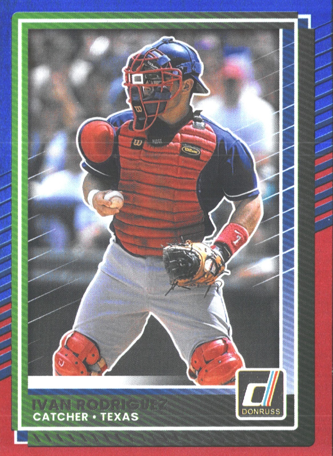 2025 Panini Donruss - Red Blue Foil - Ivan Rodriguez #21