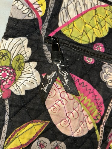 Sac à main matelassé Vera Bradley Moon Blooms floral croisé hipster à la retraite - Photo 5/5
