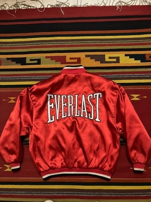 Vintage Everlast Workout Boxing Red Jacket Men s Large 