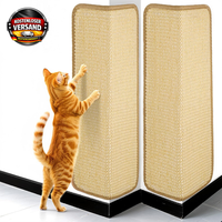 Zocipro 2 StüCk Kratzwand FüR Katzen, Kratzmatte Katze Wand 50 X 25 Cm,Grau