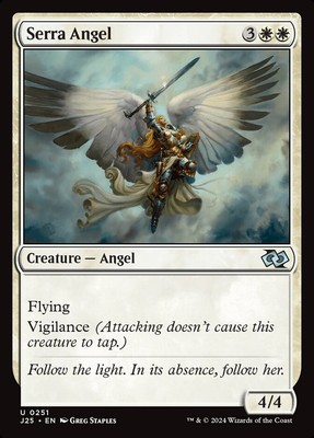 MTG Magic the Gathering Serra Angel (251/779) Foundations Jumpstart LP