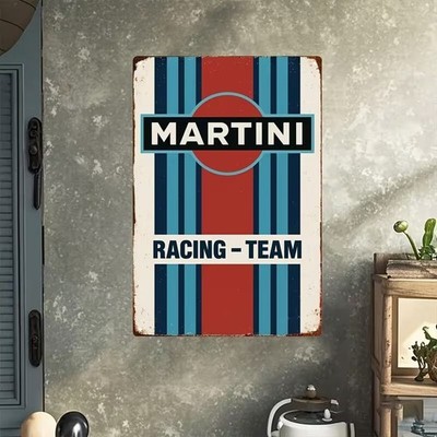 Blechschild Martini Racing Rennsport Garage Klassiker Retro Rennsport