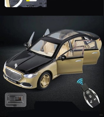 Key Control 1:22 Maybach S680 Alloy Car Model Diecast Sound Light