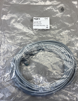+GF+ Georg Fisher 198 546 152 M12 connector with cable 10m PVC