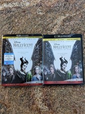 Maleficent Mistress of Evil 4k Ultra HD and Blu Ray With Slip Cover