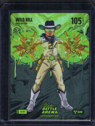 2026 Bo Jackson Battle Arena Wild Bill William Contreras #SL-117 Slime SP