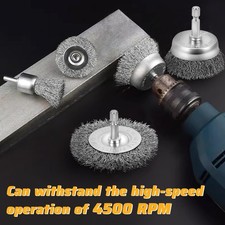 14 St&uuml;ck Pinselb&uuml;rste 6mm Drahtb&uuml;rste Topfb&uuml;rste Rundb&uuml;rste f&uuml;r Bohrmaschine DHL
