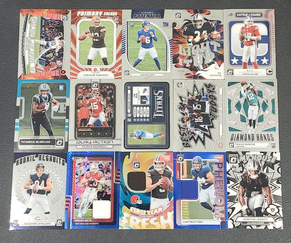 2025 Panini Donruss Optic - Best Tuddys Caleb Williams, Rome
