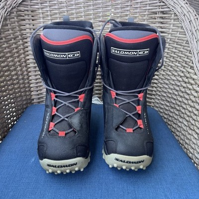Salomon Kamooks ThermicFit Winter Snowboarding Boots Mens US 9 Black