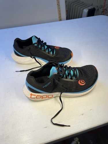 Topo Athletic M-Specter Men’s Running Sneaker Black/Blue/Orange US 11 EU45 - Picture 3 of 6