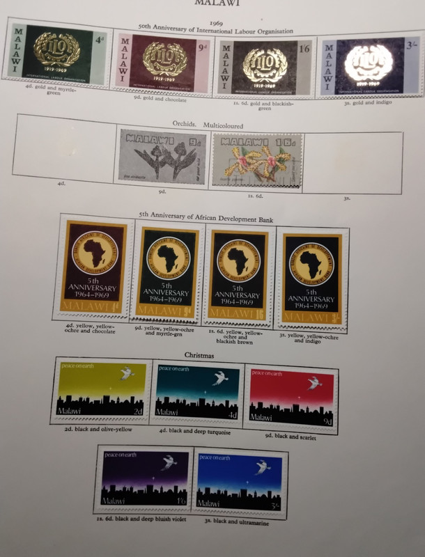 Malawi - 1969-70. 6 Complete Sets + 3  Bonus.  MH/USED.