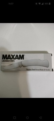 MAXAM LOCKBACK POCKET KNIFE 2 INCHES BLADE STAINLESS STEEL HIGH QUALITY NEW NIB.
