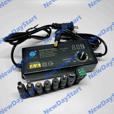 KJS-1509 AC100-240V 50-60HZ 60W 1.5A Multi-function Adjustable Pressure Adapter 