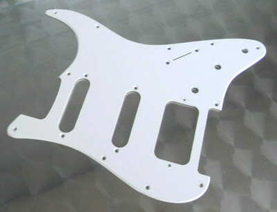 Fender Squier Fat Pickguard - Weiß / White / - SSH - Einlagig