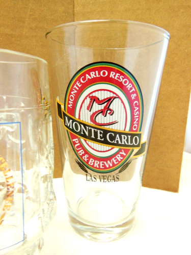 LOT OF 5 VINTAGE ASSORTED BRANDS, STYLES & SIZES BEER GLASSES & BEER MUGS - Picture 6 of 10