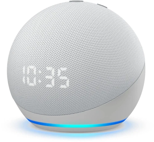 Amazon Echo Dot 4th Gen 2020 Smart Speaker with CLOCK Alexa WiFi Bluetooth Blue