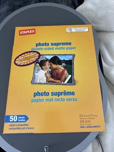 staples photo supreme paper double sided matte staples photo supreme paper double sided matte