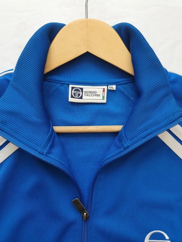 Sergio Tacchini mens track top size XXL blue tracksuit - Picture 4 of 5