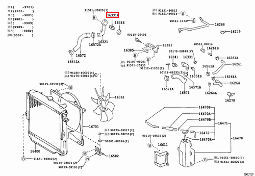Genuine LandCruiser 80 79 78 76 75 70 105 100 Series 1HZ 1PZ 1VD 1HD Thermostat - Picture 4 of 20