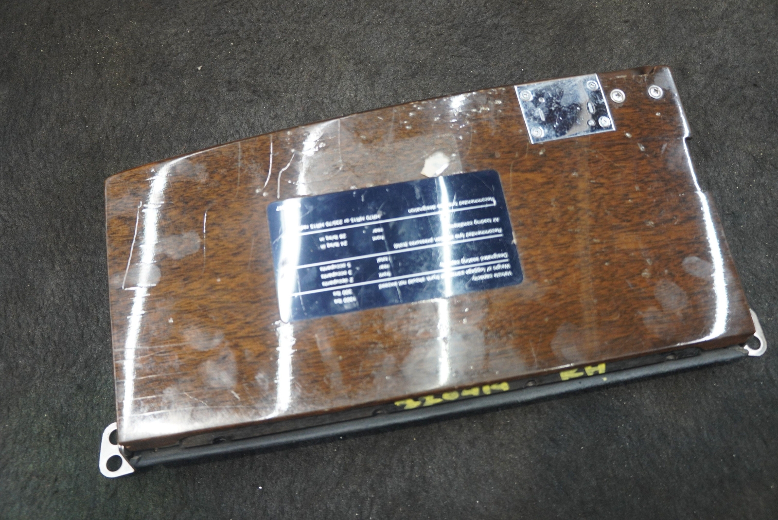 Glove Box Dash Compartment Wood Door Trim Panel OEM Bentley Mulsanne 1988