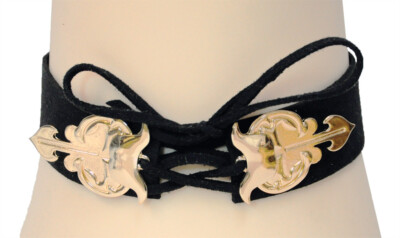 Satin Choker W/Ornate Clasp - Morris Costumes