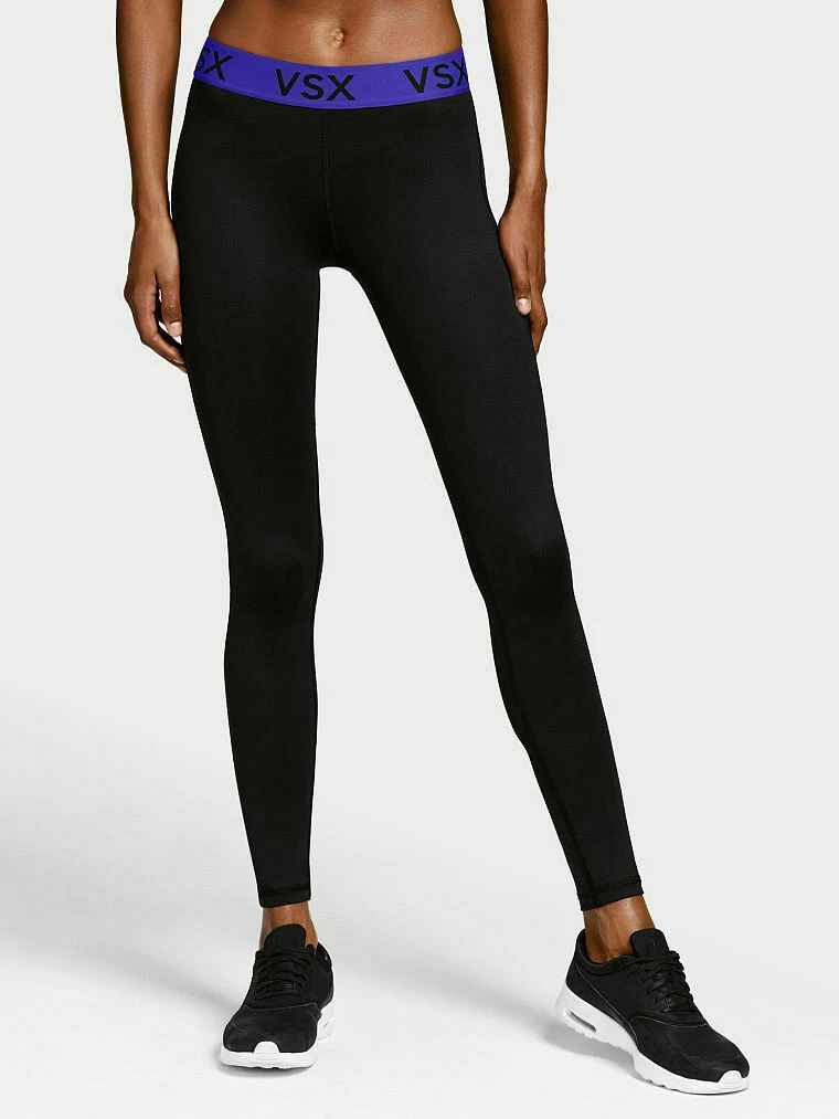 Victoria Secret VSX Sport Tight Tights In Black Large NWT